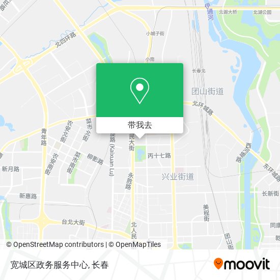 宽城区政务服务中心地图