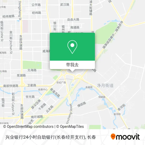 兴业银行24小时自助银行(长春经开支行)地图