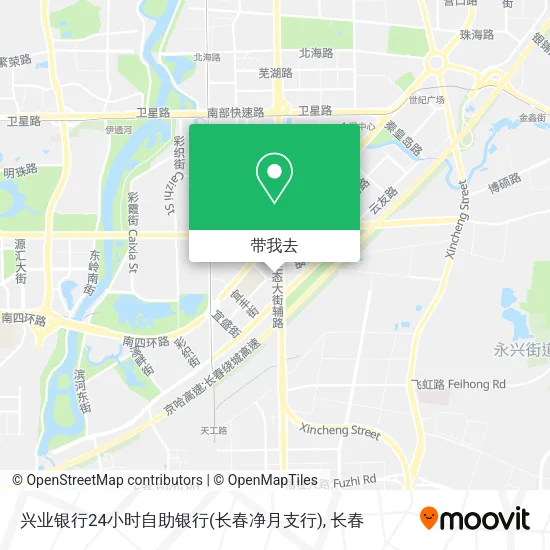兴业银行24小时自助银行(长春净月支行)地图