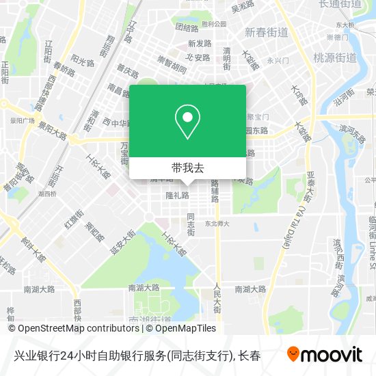兴业银行24小时自助银行服务(同志街支行)地图