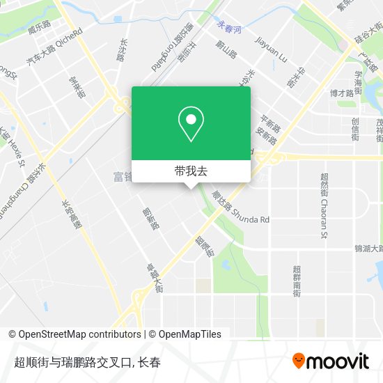 超顺街与瑞鹏路交叉口地图