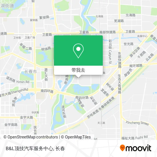 B&L顶技汽车服务中心地图