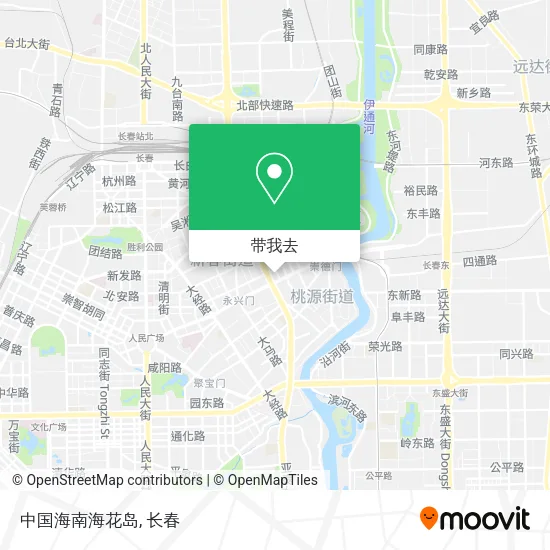 中国海南海花岛地图