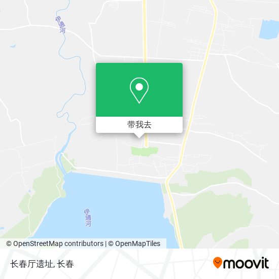 长春厅遗址地图