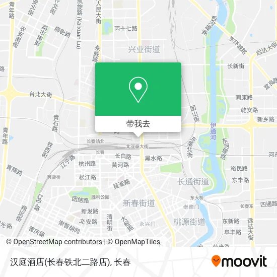 汉庭酒店(长春铁北二路店)地图