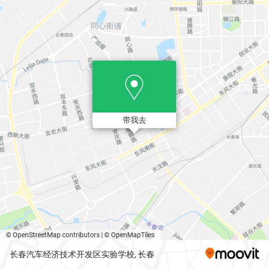 长春汽车经济技术开发区实验学校地图