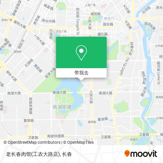 老长春肉馆(工农大路店)地图