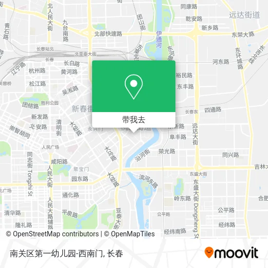 南关区第一幼儿园-西南门地图