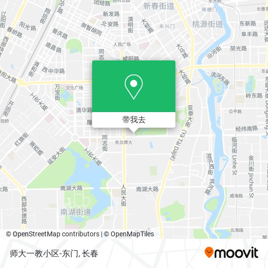 师大一教小区-东门地图
