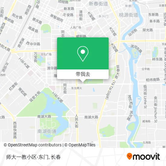 师大一教小区-东门地图