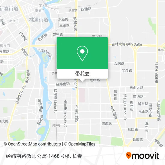 经纬南路教师公寓-1468号楼地图