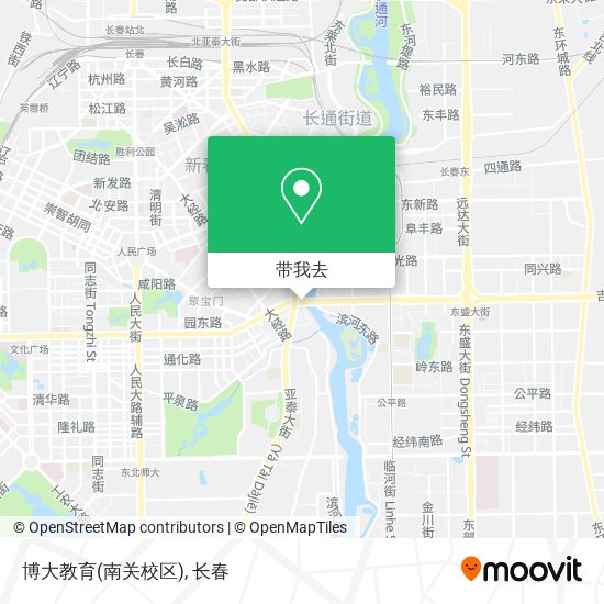 博大教育(南关校区)地图
