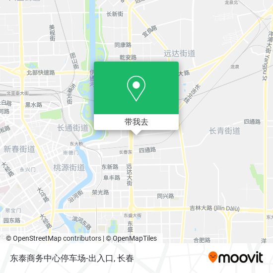 东泰商务中心停车场-出入口地图