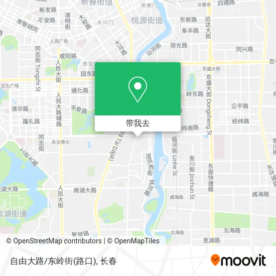自由大路/东岭街(路口)地图