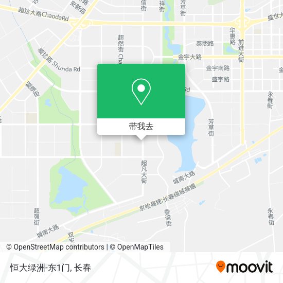 恒大绿洲-东1门地图