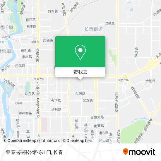 亚泰·梧桐公馆-东1门地图