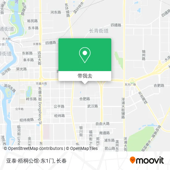 亚泰·梧桐公馆-东1门地图
