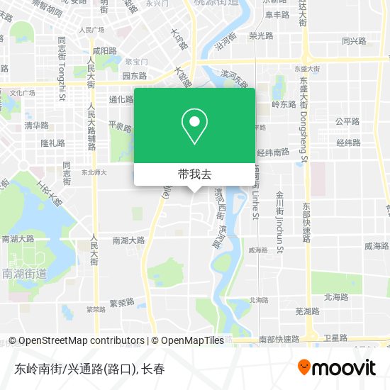 东岭南街/兴通路(路口)地图