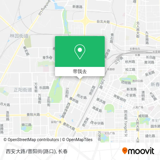西安大路/普阳街(路口)地图