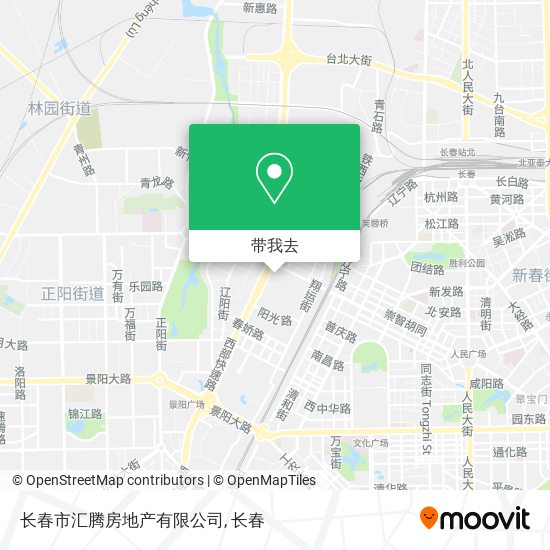 长春市汇腾房地产有限公司地图