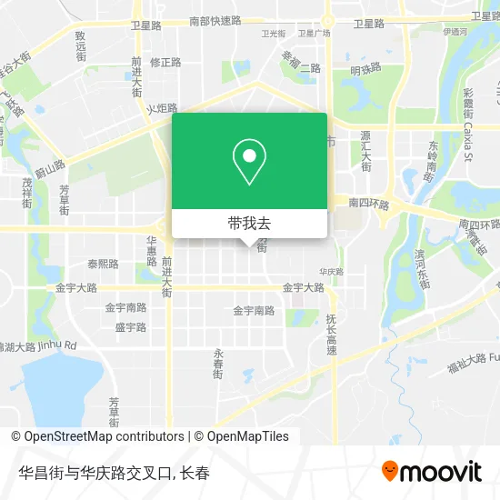 华昌街与华庆路交叉口地图