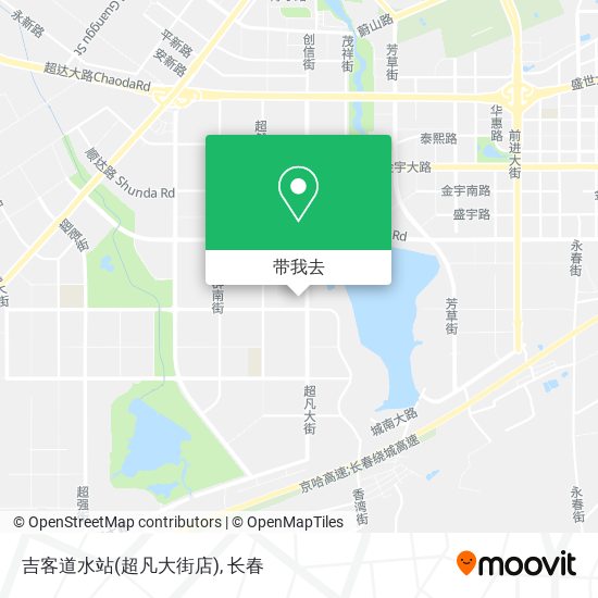 吉客道水站(超凡大街店)地图