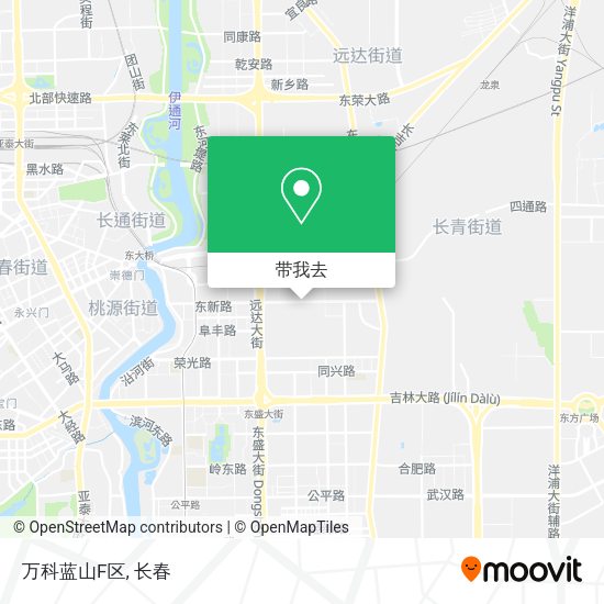 万科蓝山F区地图