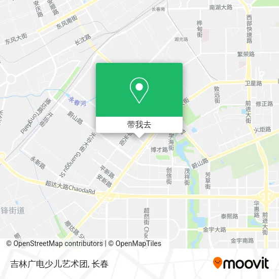 吉林广电少儿艺术团地图