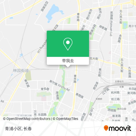 青浦小区地图