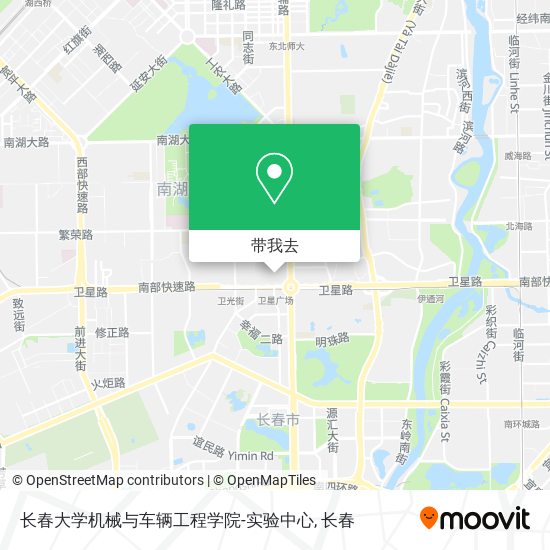 长春大学机械与车辆工程学院-实验中心地图