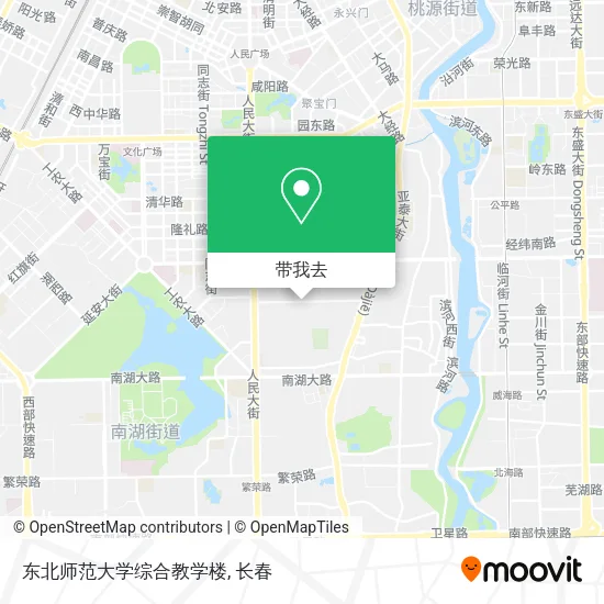 东北师范大学综合教学楼地图