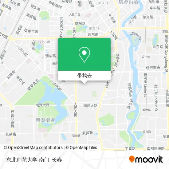 东北师范大学-南门地图