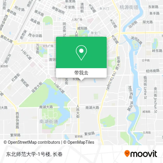 东北师范大学-1号楼地图