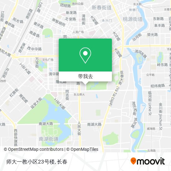 师大一教小区23号楼地图