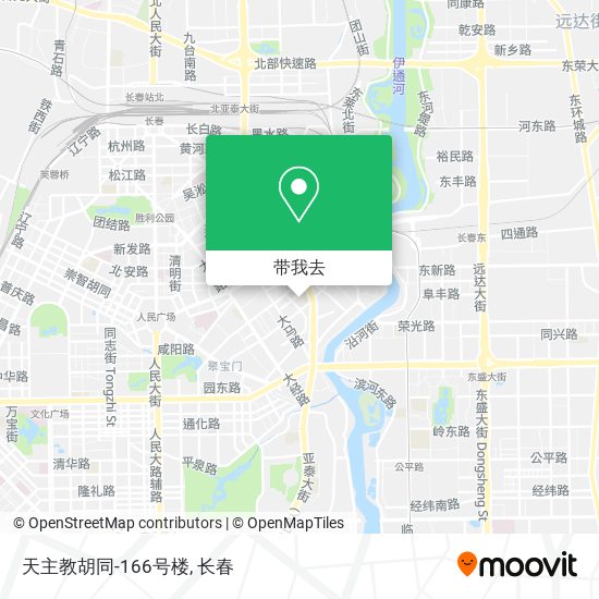 天主教胡同-166号楼地图