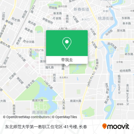 东北师范大学第一教职工住宅区-41号楼地图