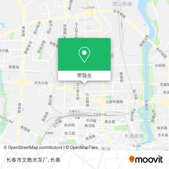 长春市文教水泵厂地图
