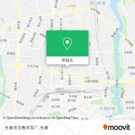 长春市文教水泵厂地图