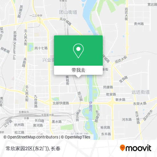 常欣家园2区(东2门)地图