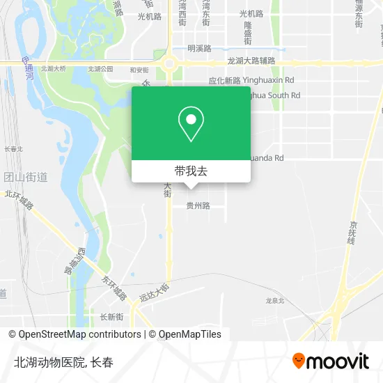 北湖动物医院地图