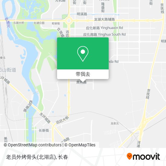 老员外烤骨头(北湖店)地图