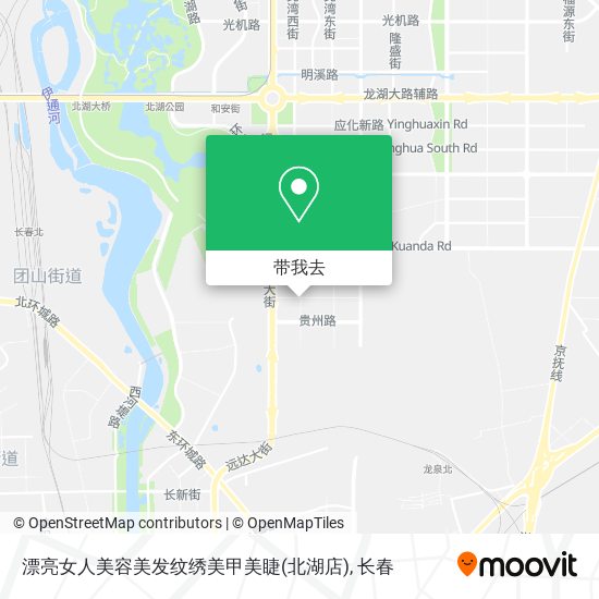 漂亮女人美容美发纹绣美甲美睫(北湖店)地图
