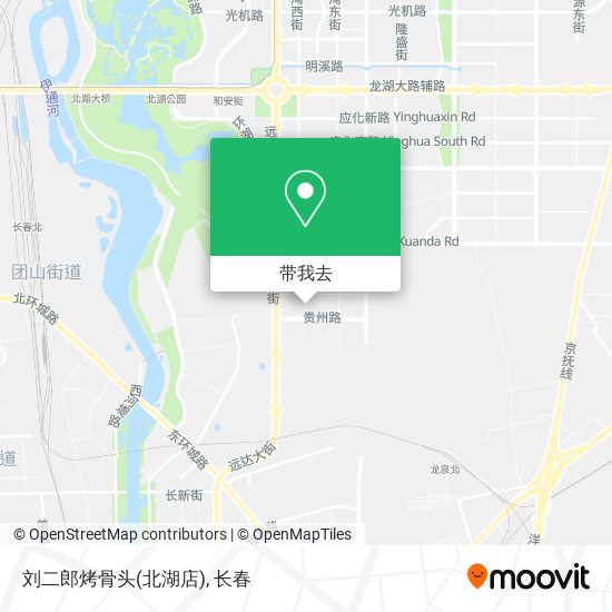 刘二郎烤骨头(北湖店)地图