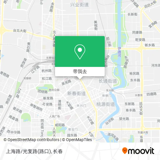 上海路/光复路(路口)地图