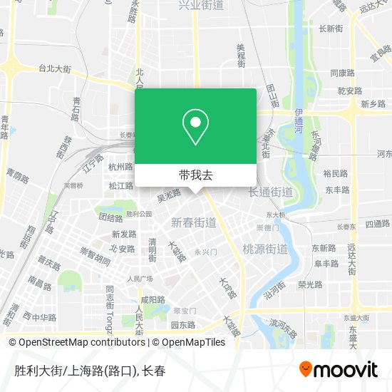 胜利大街/上海路(路口)地图