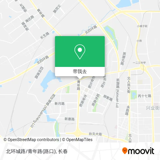 北环城路/青年路(路口)地图