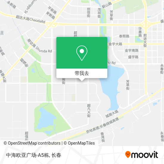 中海欧亚广场-A5栋地图