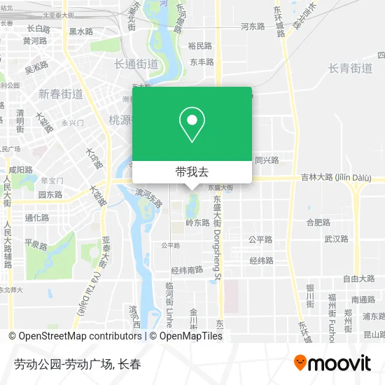 劳动公园-劳动广场地图