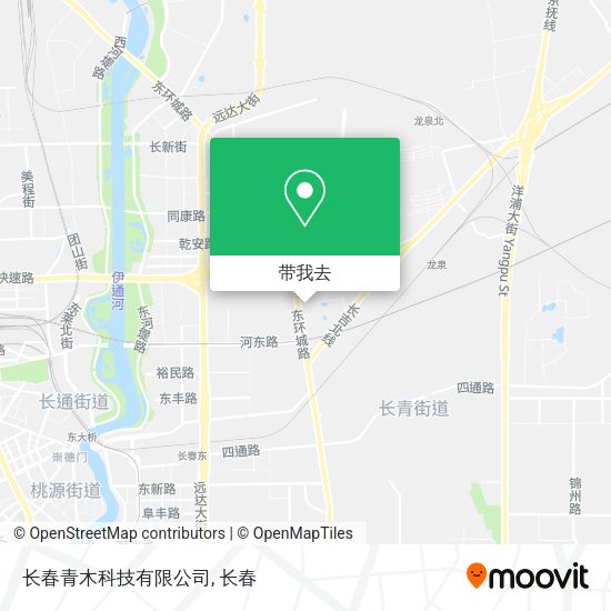 长春青木科技有限公司地图