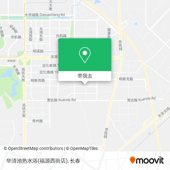 华清池热水浴(福源西街店)地图